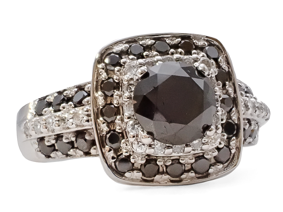 BLACK DIAMOND CENTER 1.60CTW RING