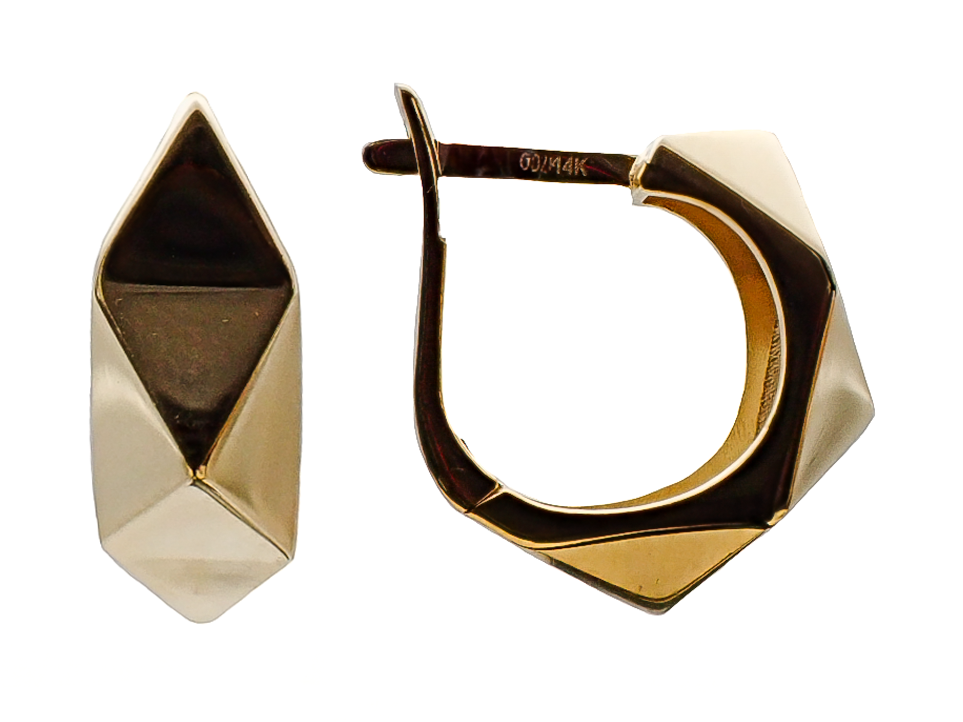 Precious Metal (No Stones) Earring