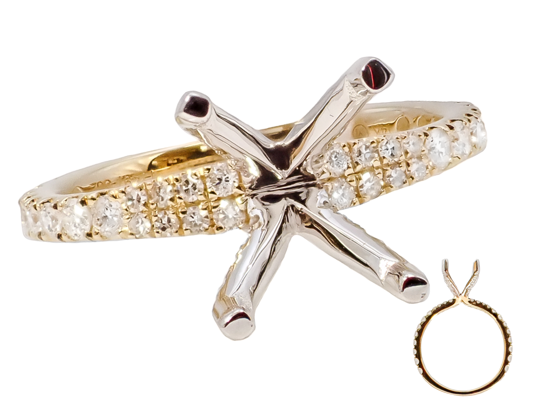 Diamond Semi-Mount Ring