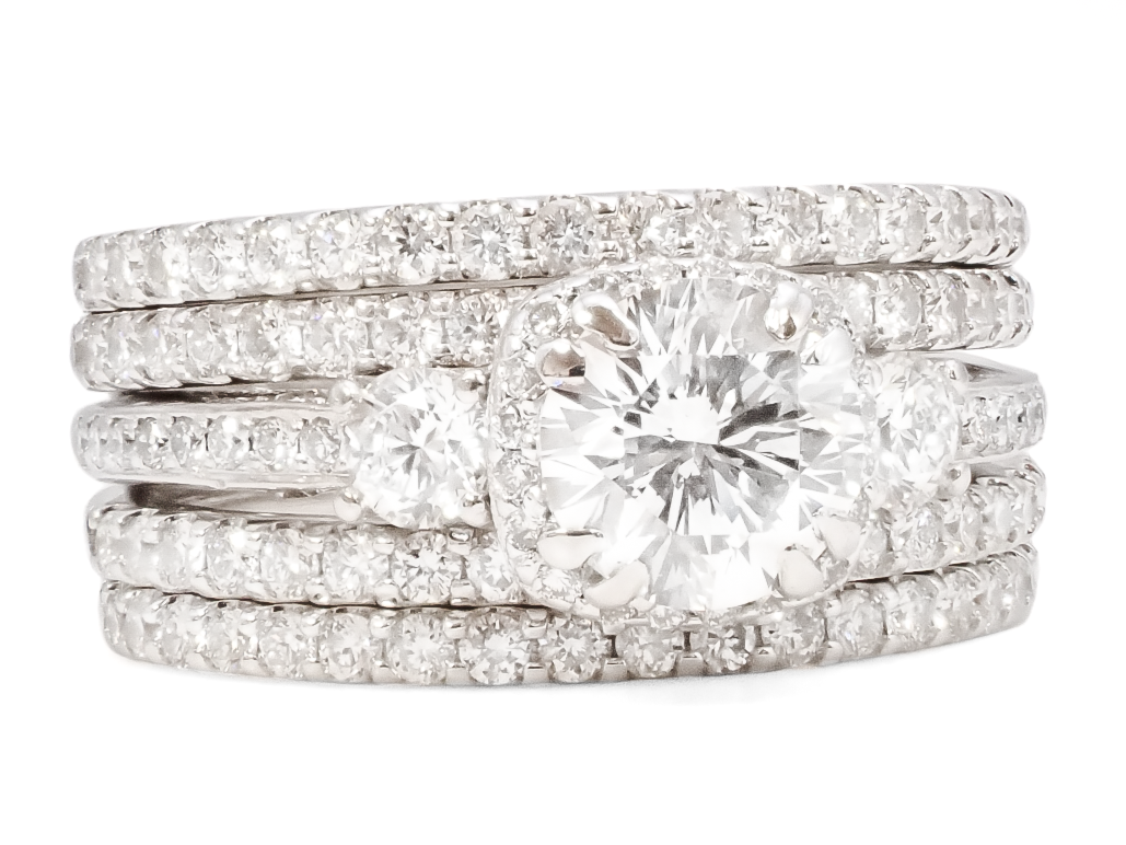 DIAMOND WEDDING SET RINGS