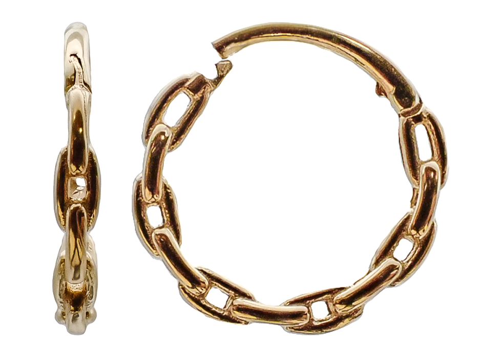 Precious Metal (No Stones) Earring