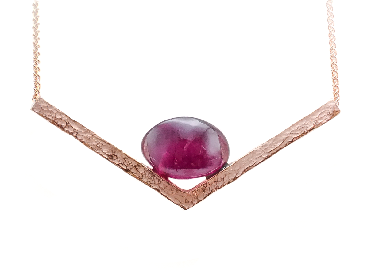 PURPLE GARNET NECKLACE