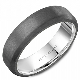 Precious Metal (No Stones) Wedding Bands - Men'