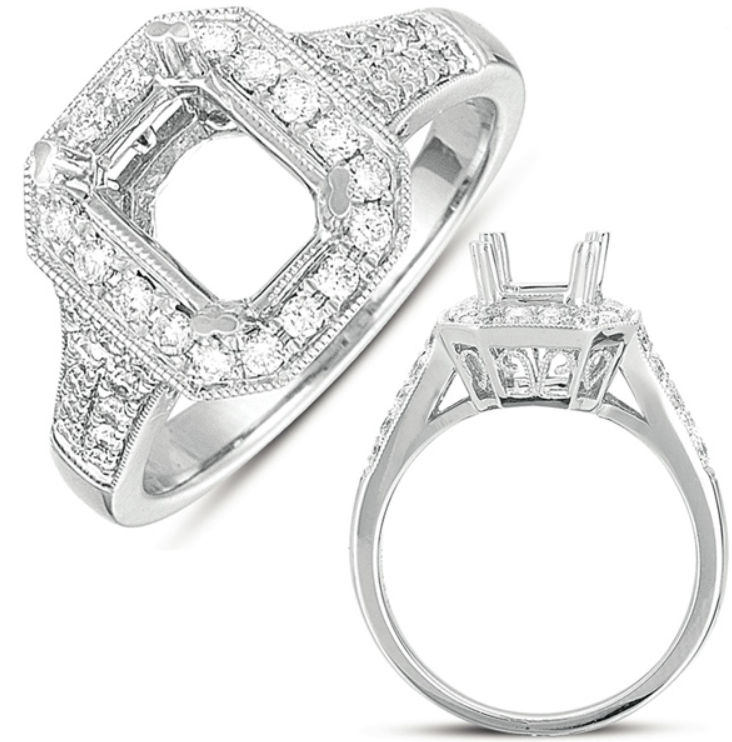 Diamond Semi-Mount Ring