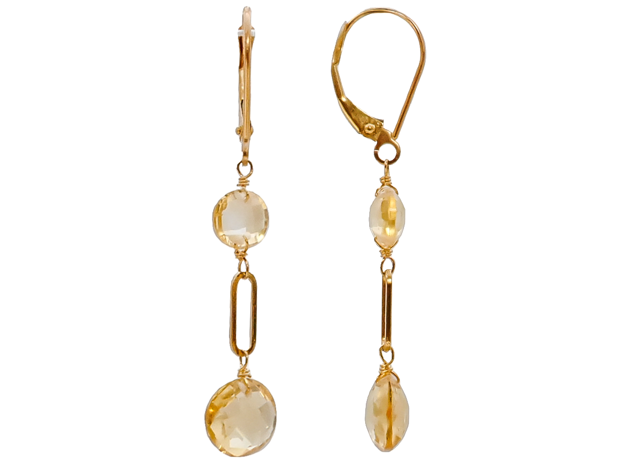 Colored Stone Earring