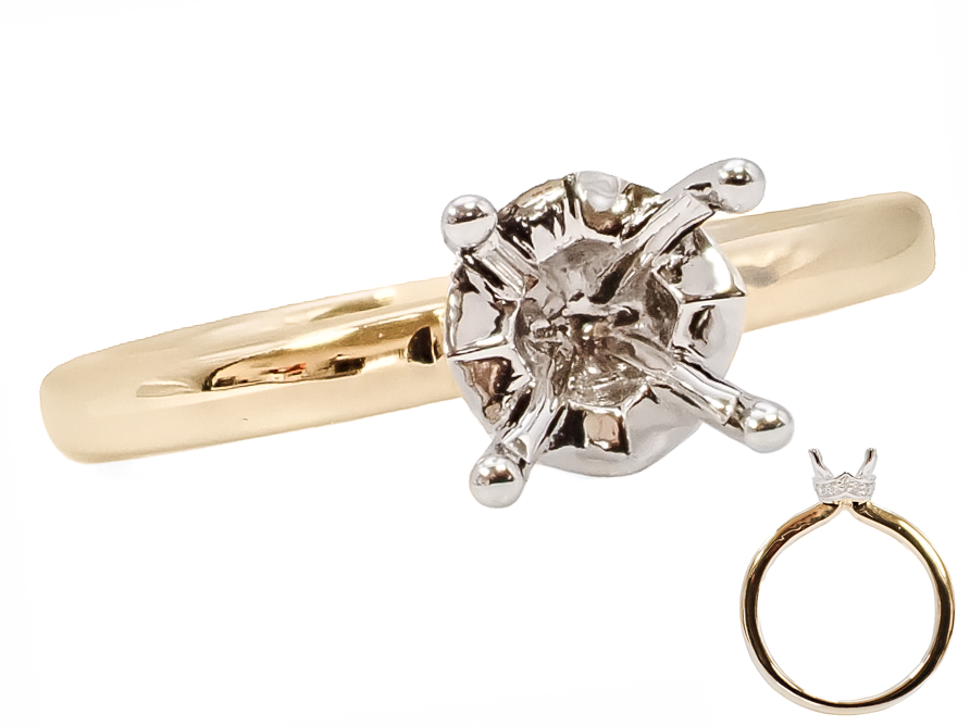 Diamond Semi-Mount Ring