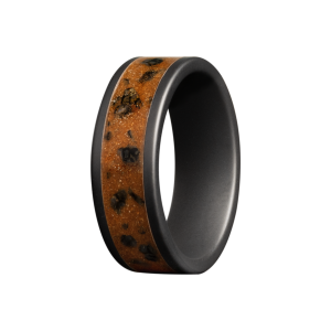 Precious Metal (No Stones) Wedding Bands  -  Men'
