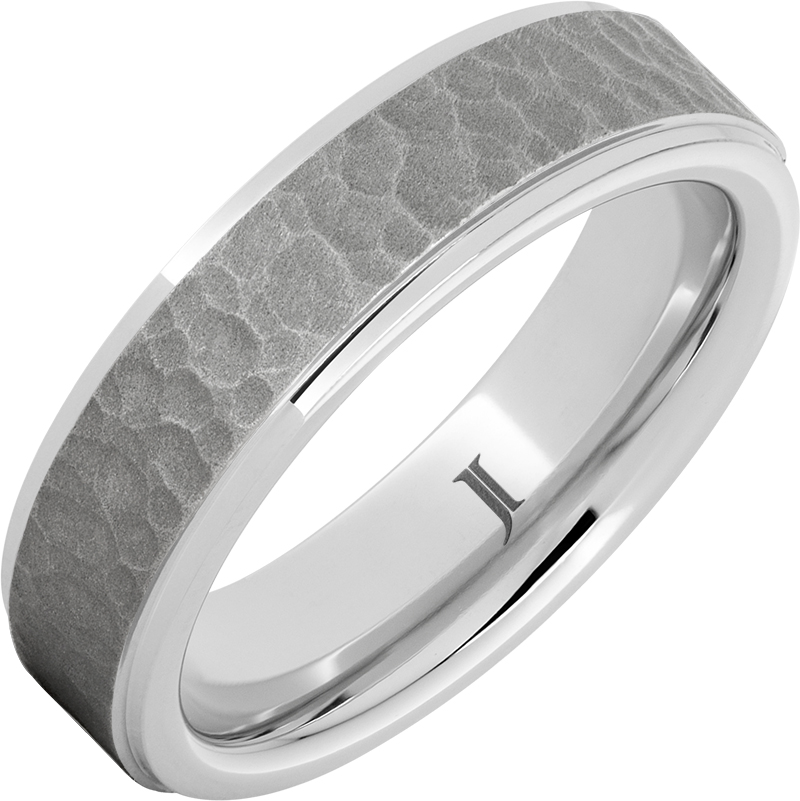 Precious Metal (No Stones) Wedding Bands  -  Men'