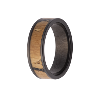 Precious Metal (No Stones) Wedding Bands  -  Men'