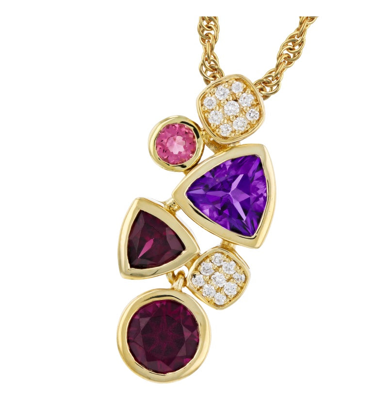 Colored Stone Necklace