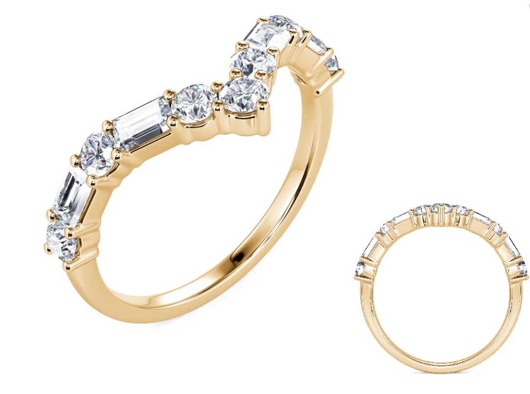 Diamond Wedding Bands  -  Women'