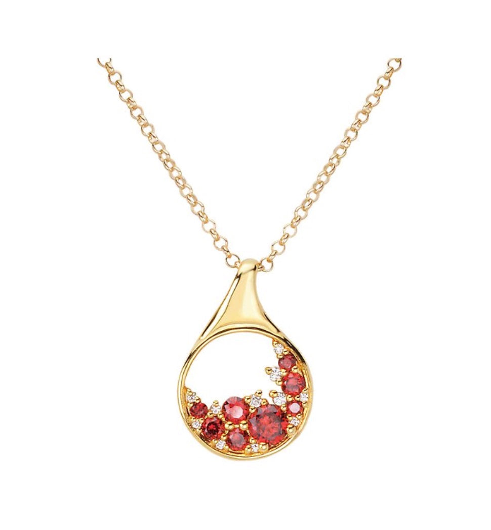 Colored Stone Pendant