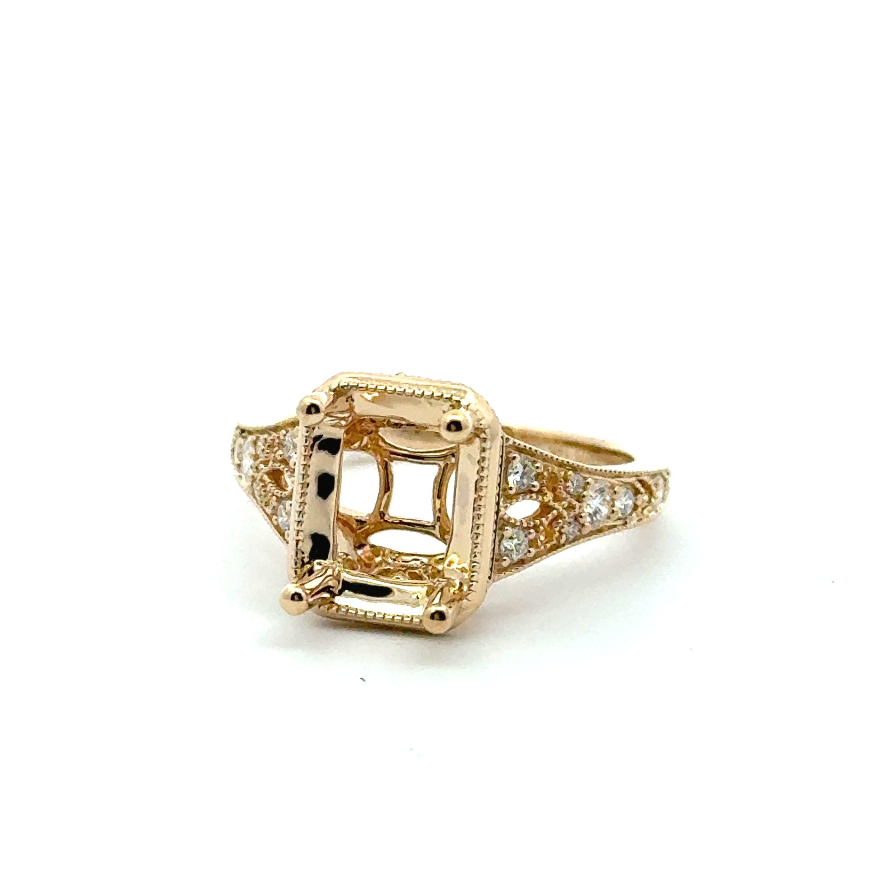 Diamond Semi-Mount Ring