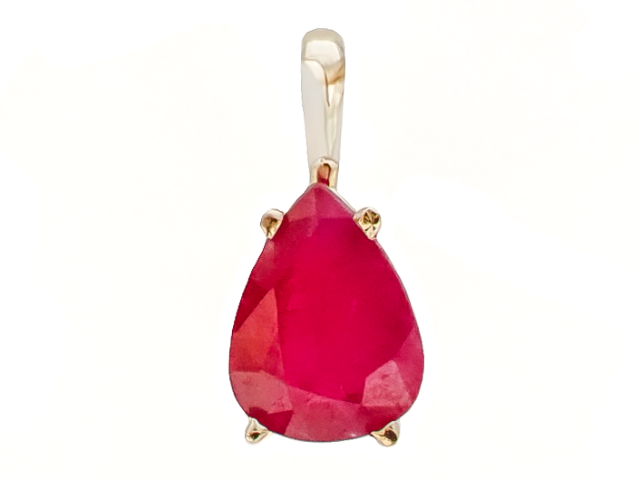 RUBY SOLITAIRE PENDANT