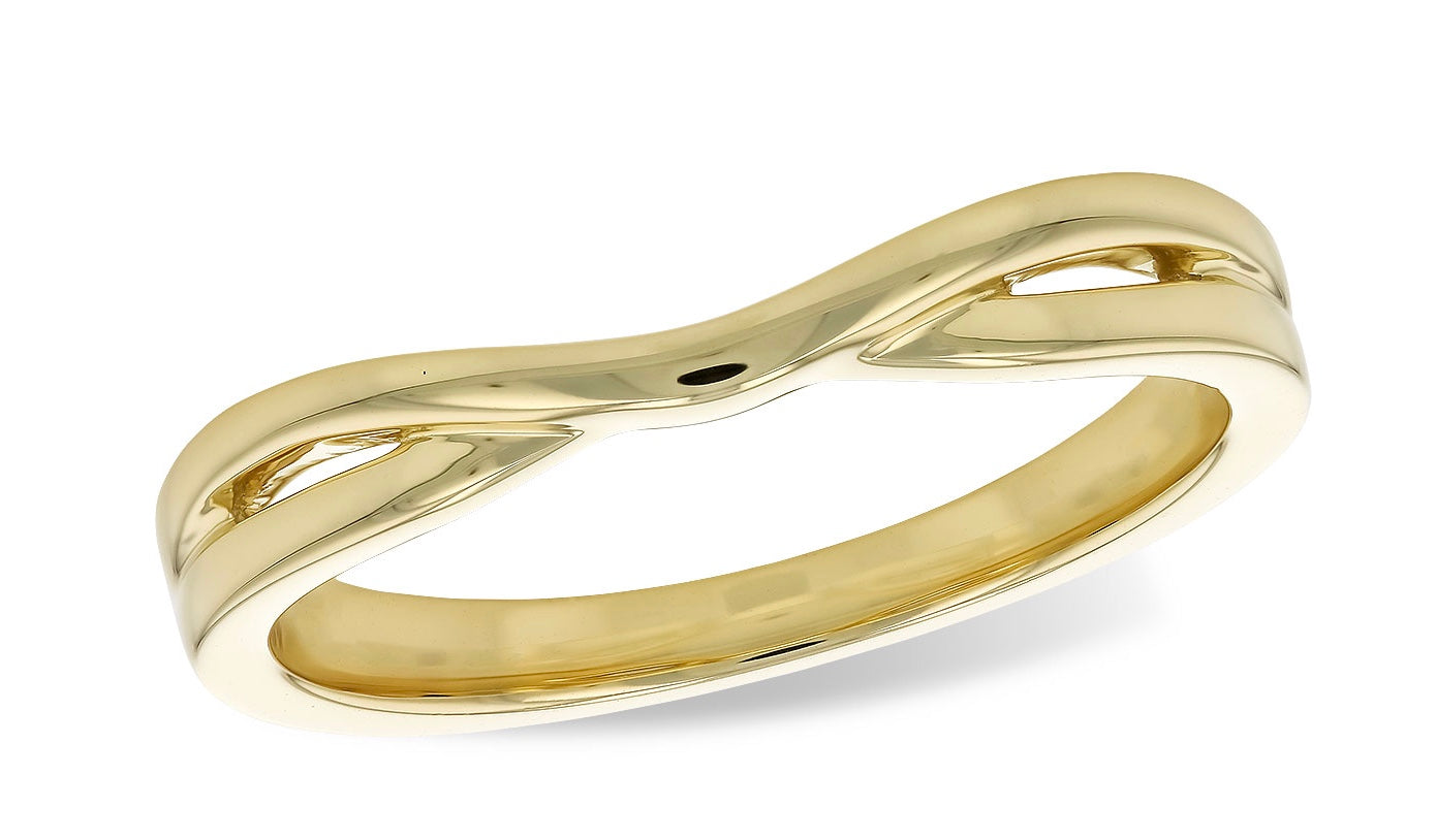 Precious Metal (No Stones) Wedding Bands  -  Women'