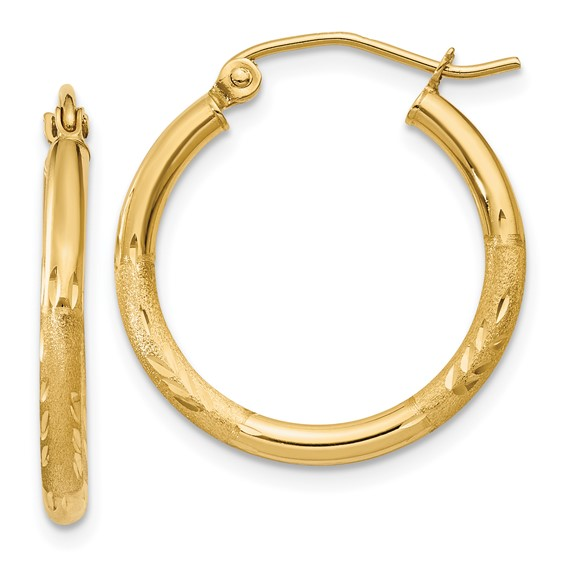Precious Metal (No Stones) Earring