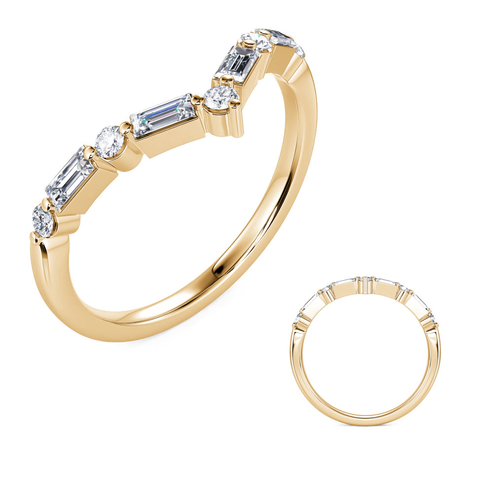Diamond Wedding Bands  -  Women'