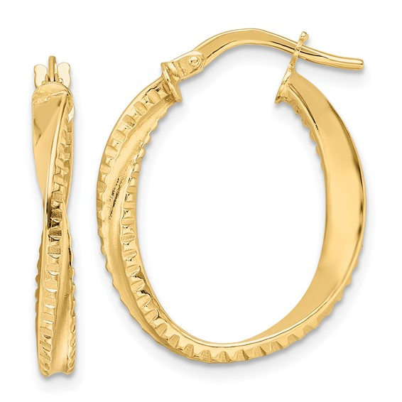 Precious Metal (No Stones) Earring