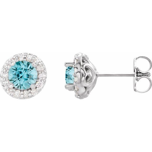 Colored Stone Earring