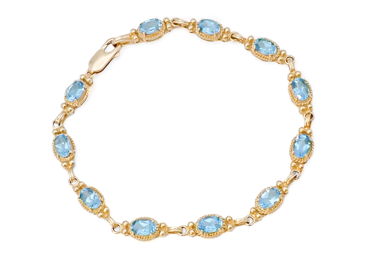 BLUE TOPAZ BRACELET