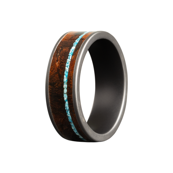 Precious Metal (No Stones) Wedding Bands  -  Men'