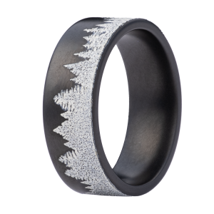 Precious Metal (No Stones) Wedding Bands  -  Men'