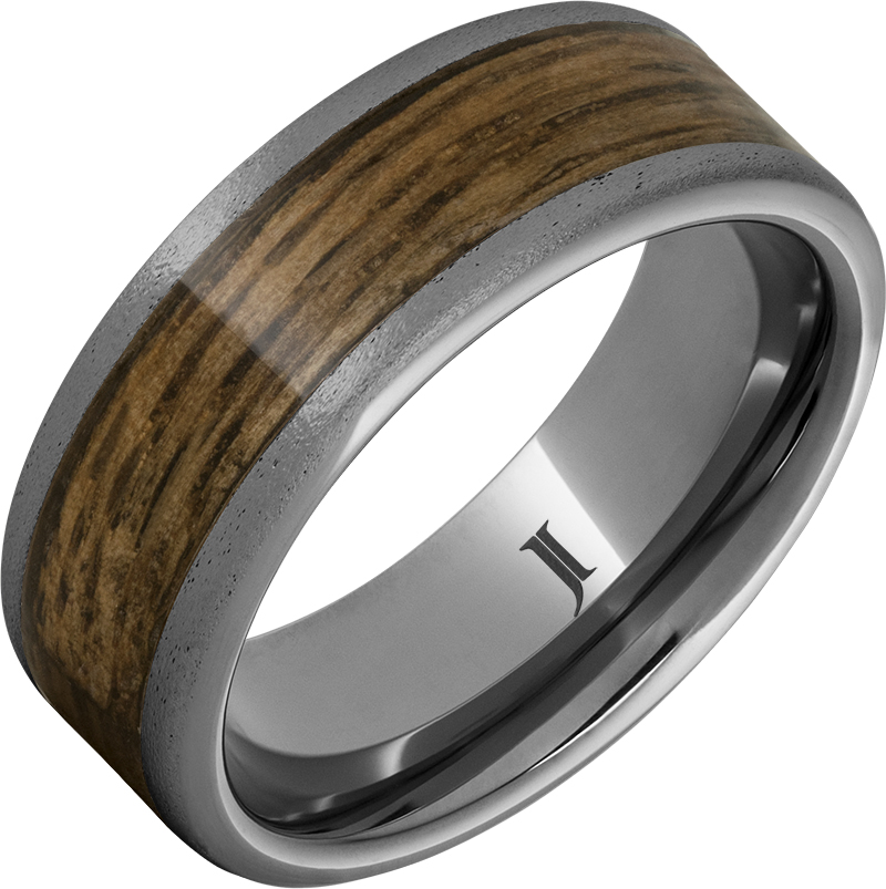 Precious Metal (No Stones) Wedding Bands  -  Men'