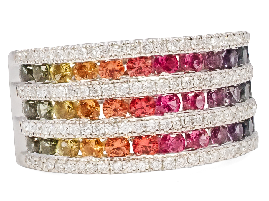 Colored Stone Rings  -  Women'