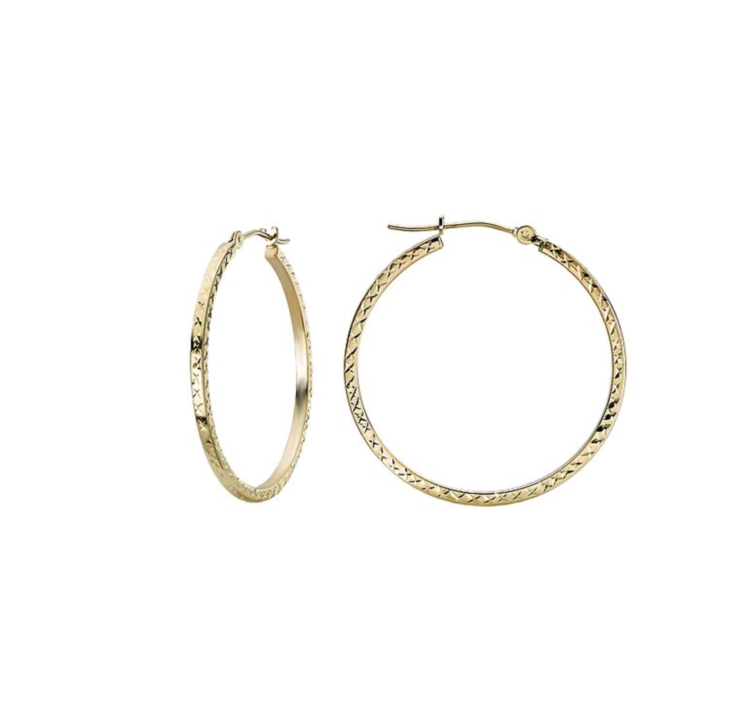 Precious Metal (No Stones) Earring