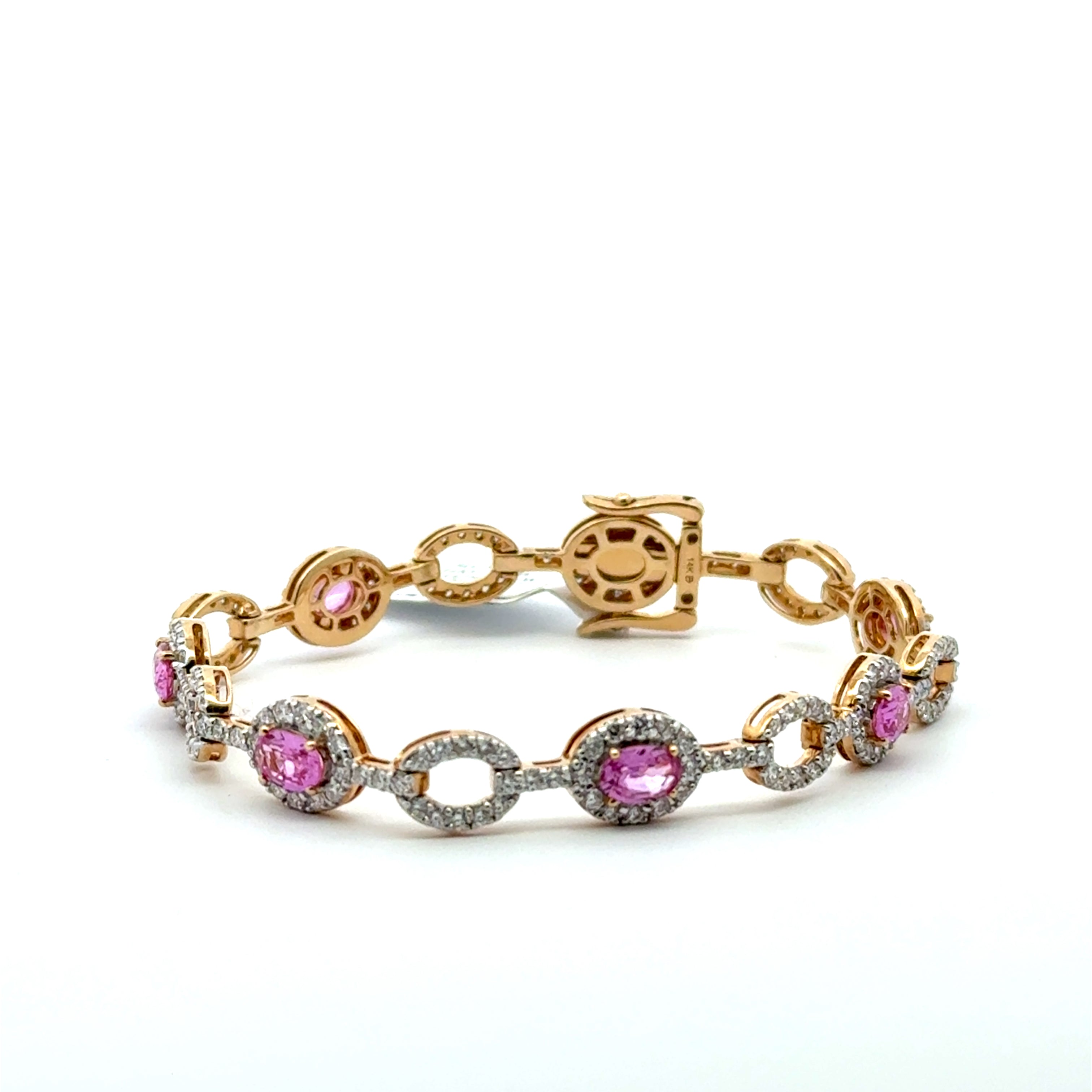 14 Karat Yellow Sapphire Bracelet