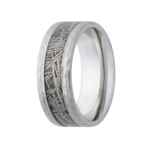 Precious Metal (No Stones) Wedding Bands  -  Men'