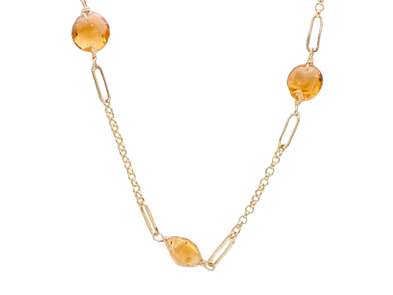 Colored Stone Necklace