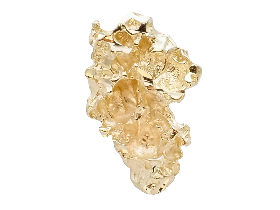 14KY NUGGET PENDANT
