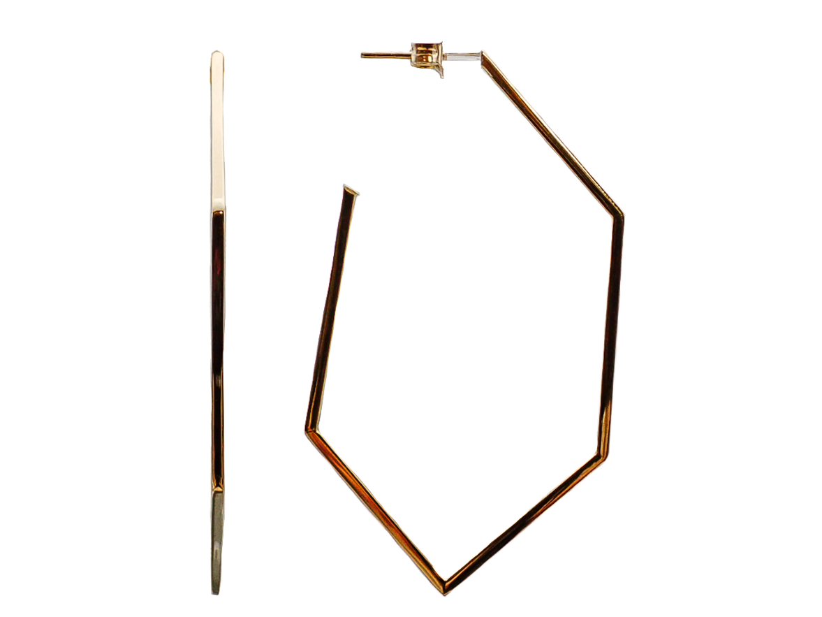 Precious Metal (No Stones) Earring