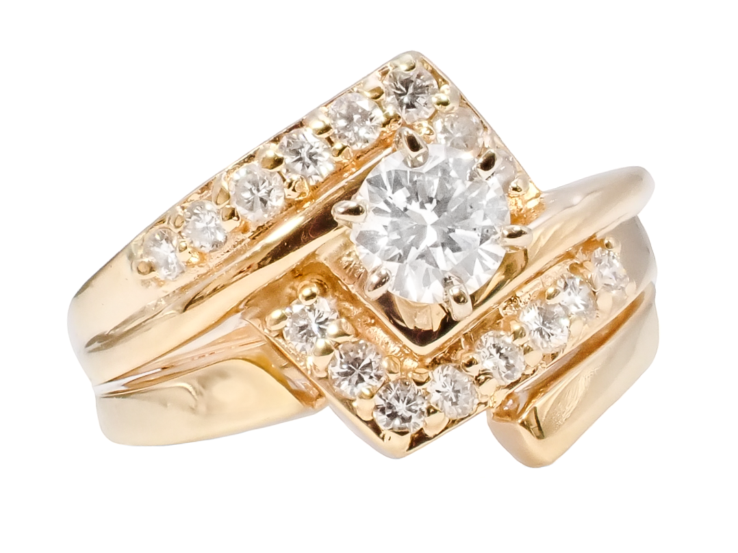 DIAMOND WEDDING SET RINGS