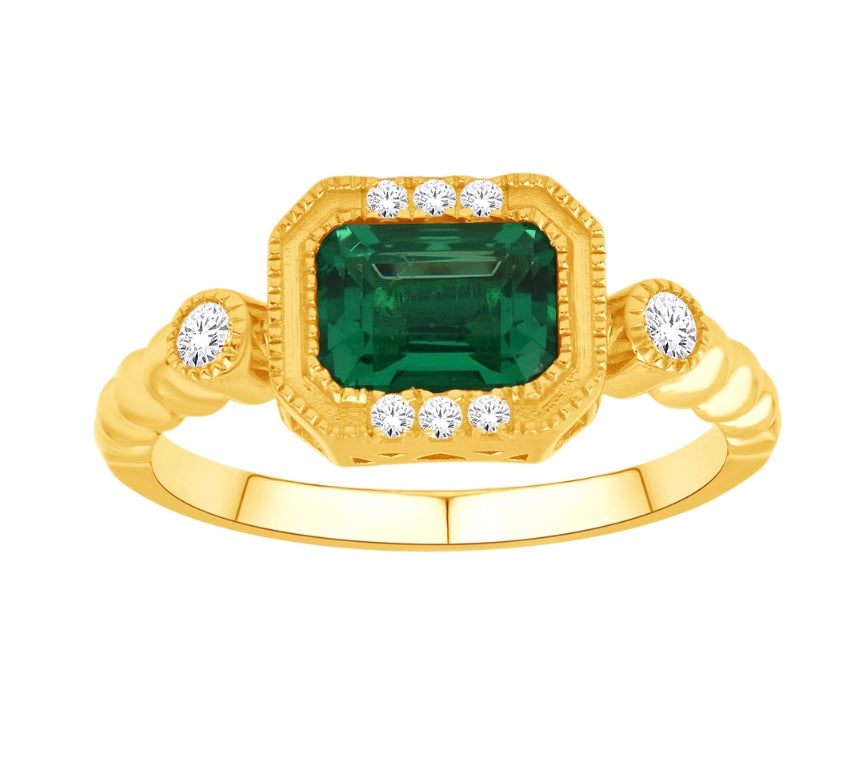 Colored Stone Rings  -  Women'