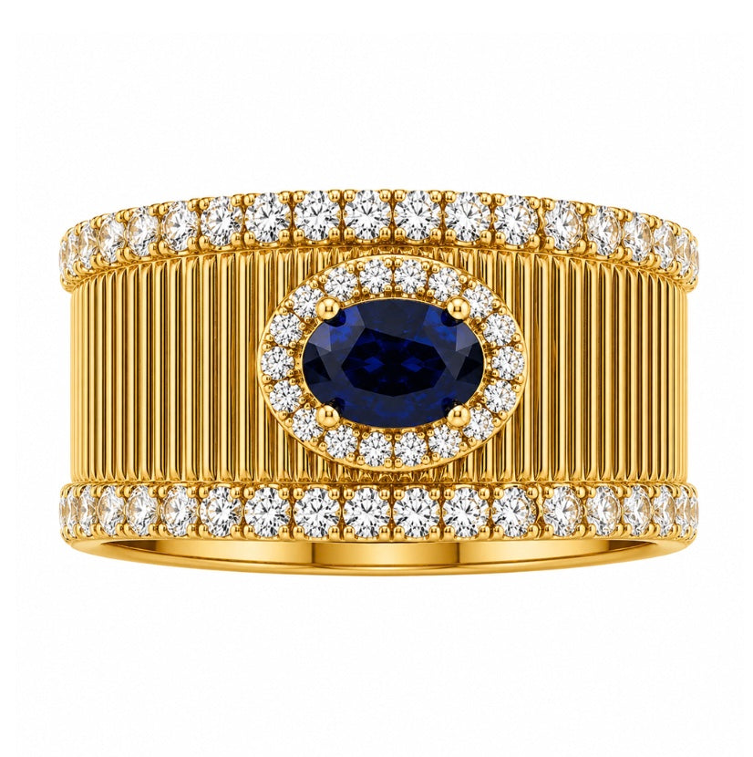 Colored Stone Rings  -  Women'