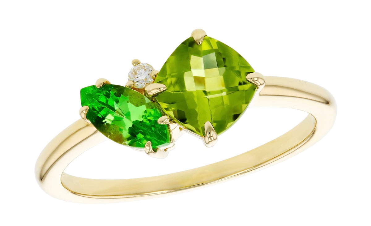 Colored Stone Rings  -  Women'