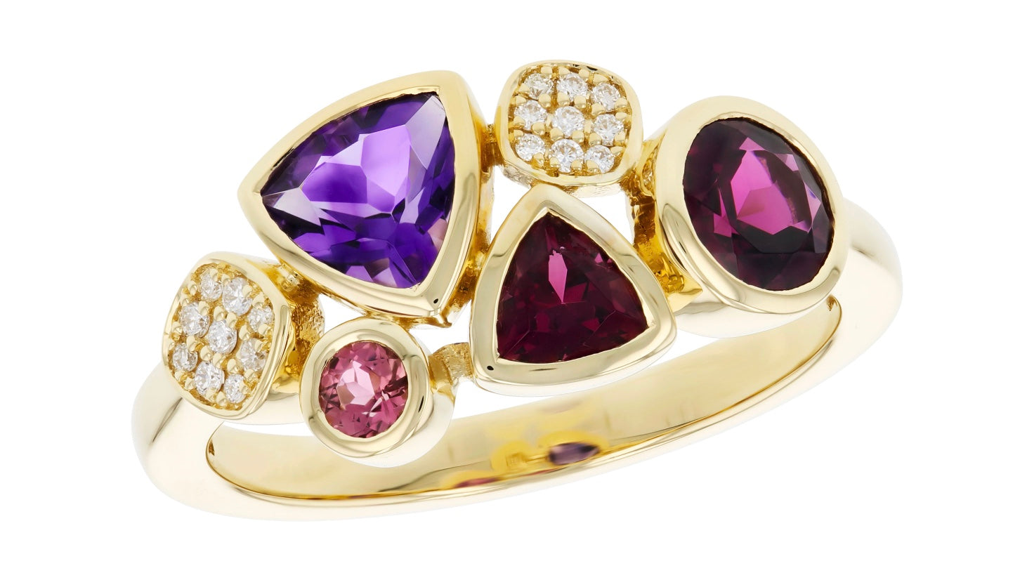 Colored Stone Rings  -  Women'
