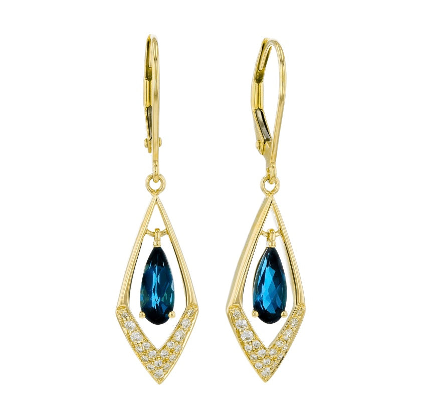 Colored Stone Earring