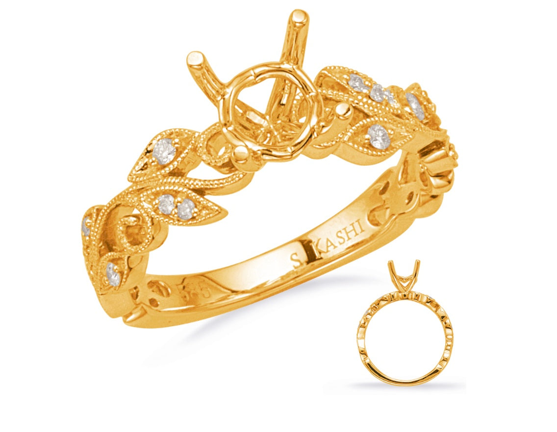 Diamond Semi-Mount Ring