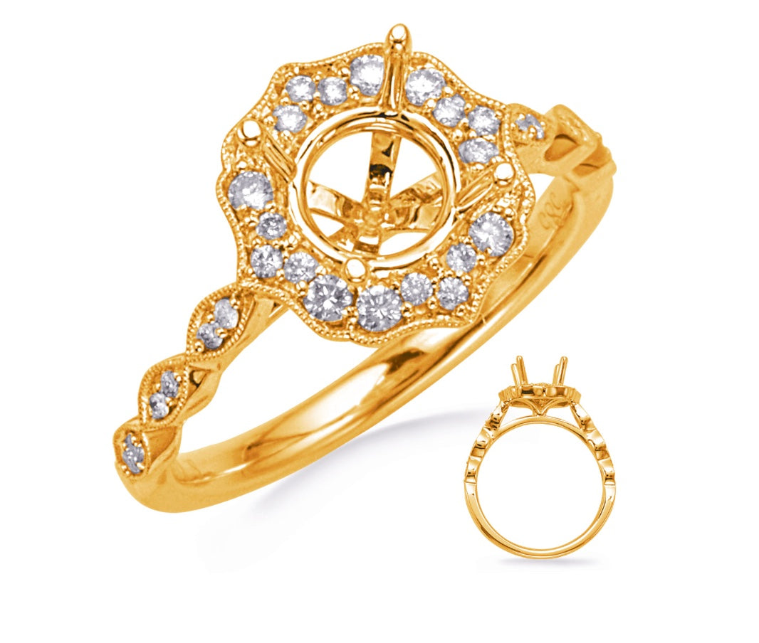 Diamond Semi-Mount Ring