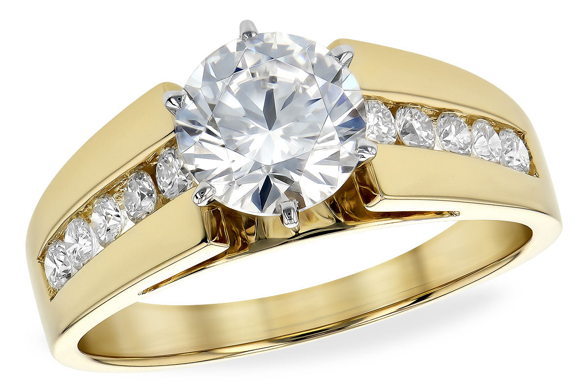 14 Karat White Semi-Mounting