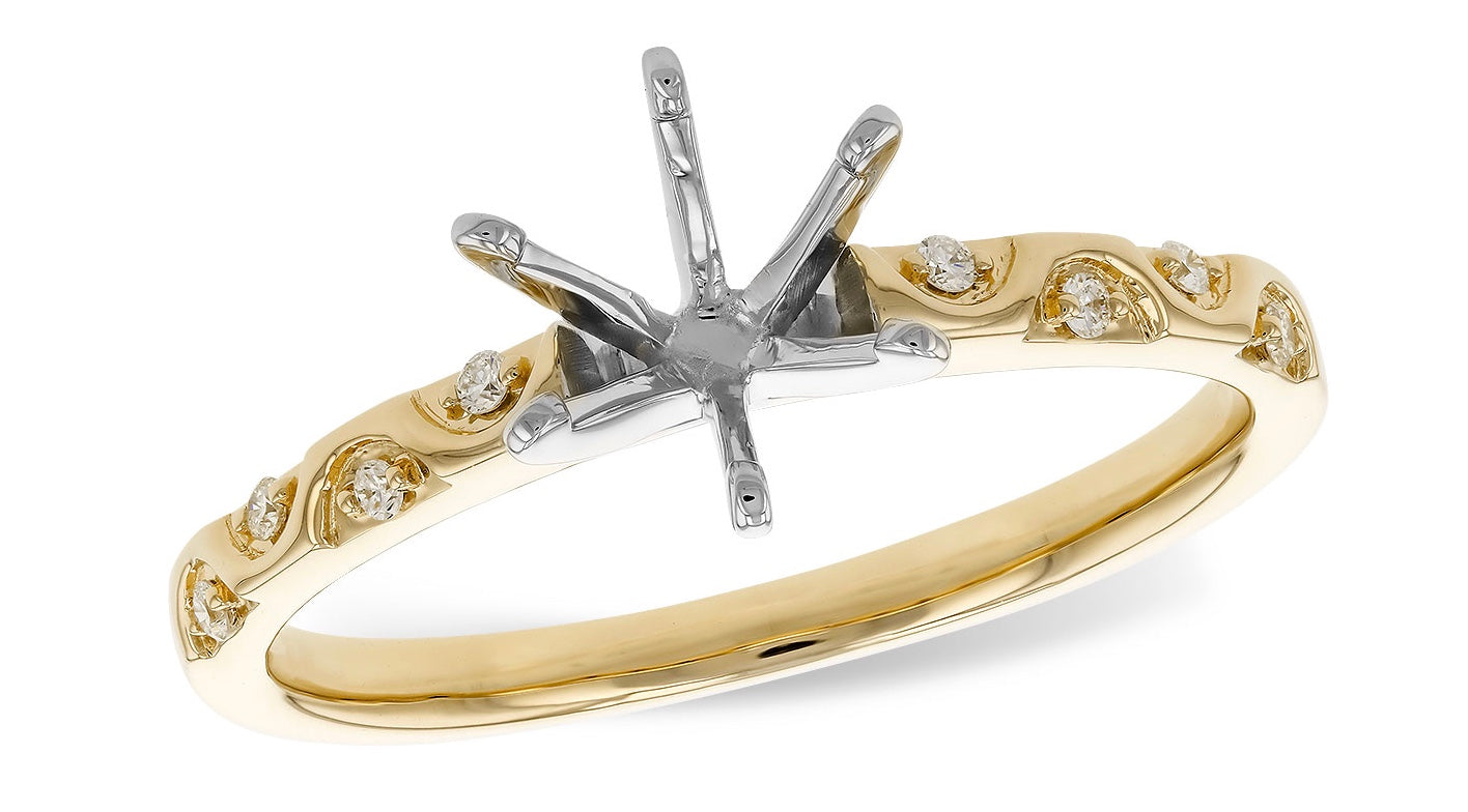 Diamond Semi-Mount Ring