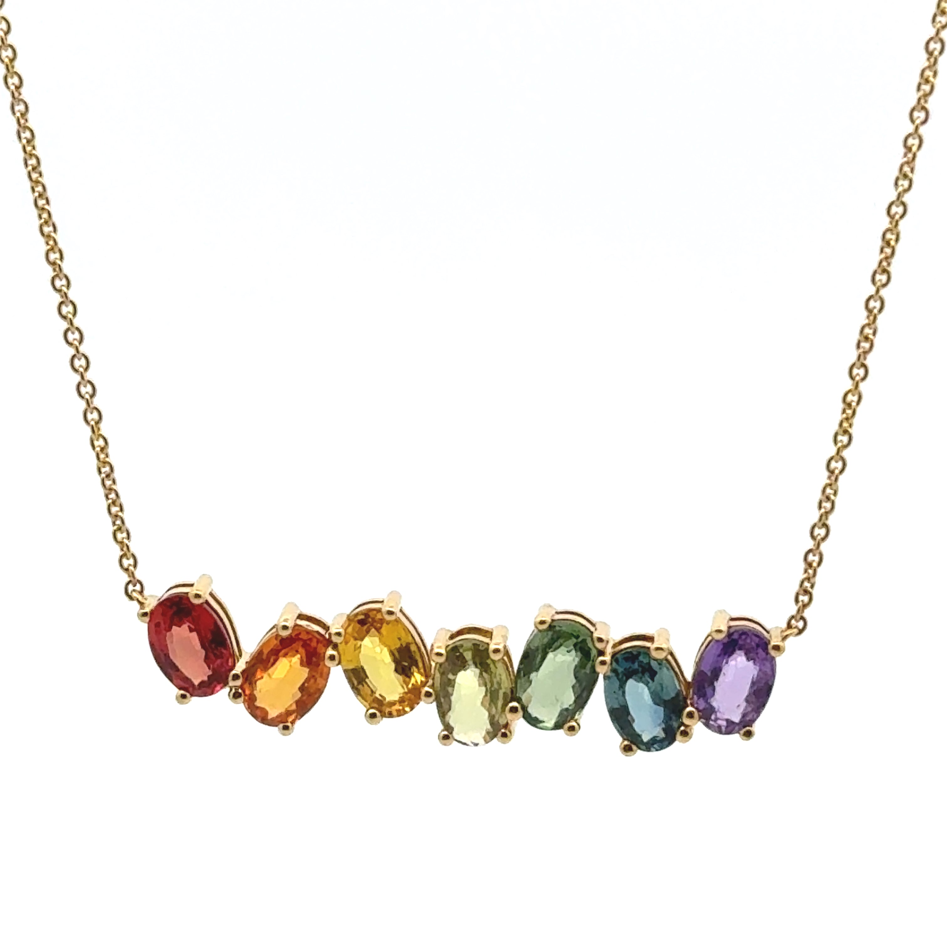Colored Stone Necklace
