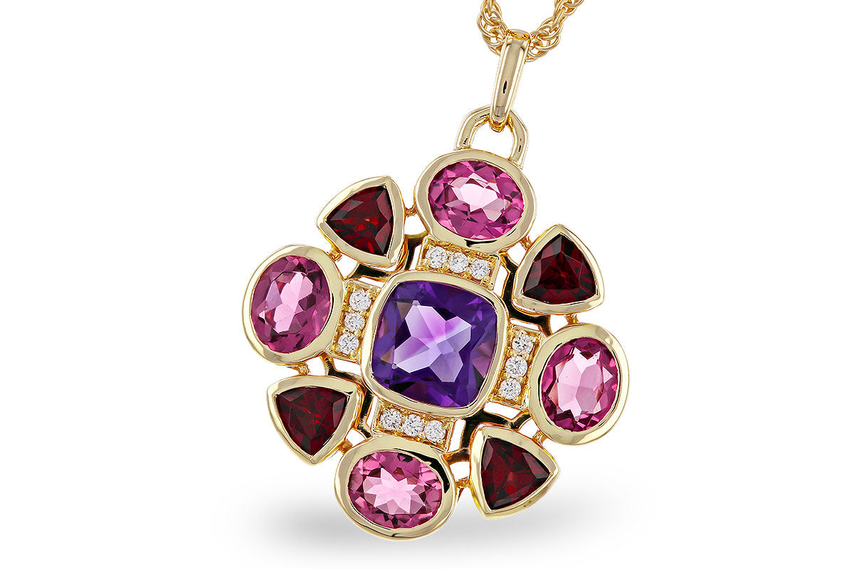 Colored Stone Necklace