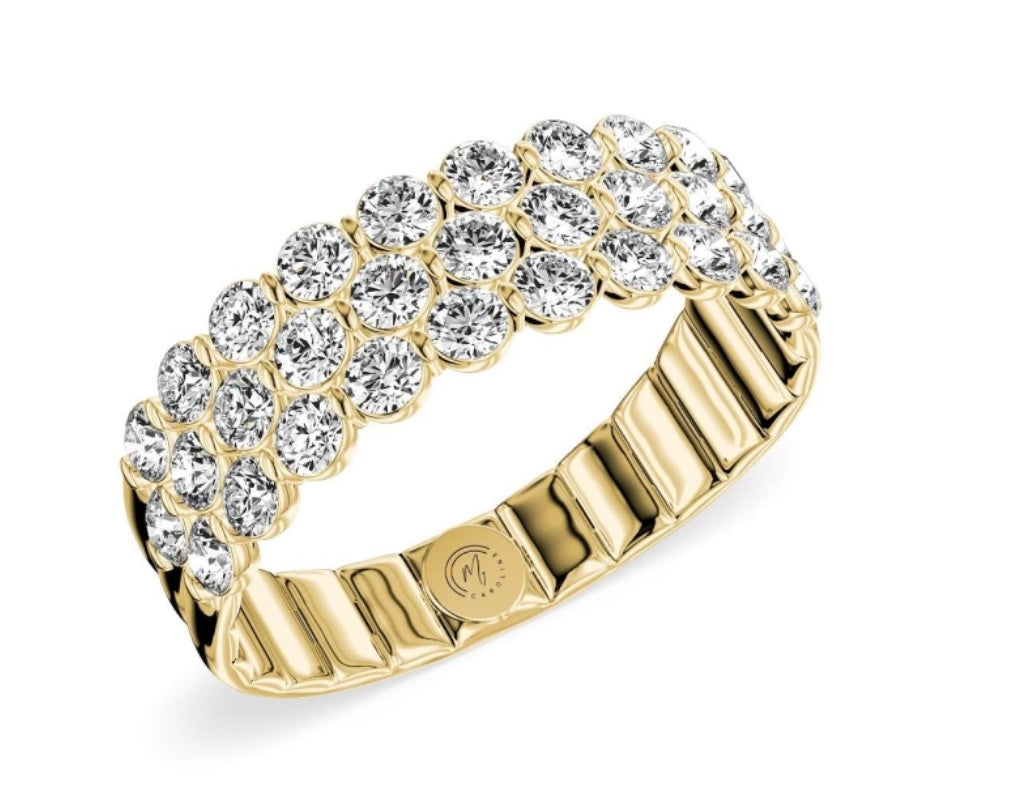 Diamond Wedding Bands  -  Women'