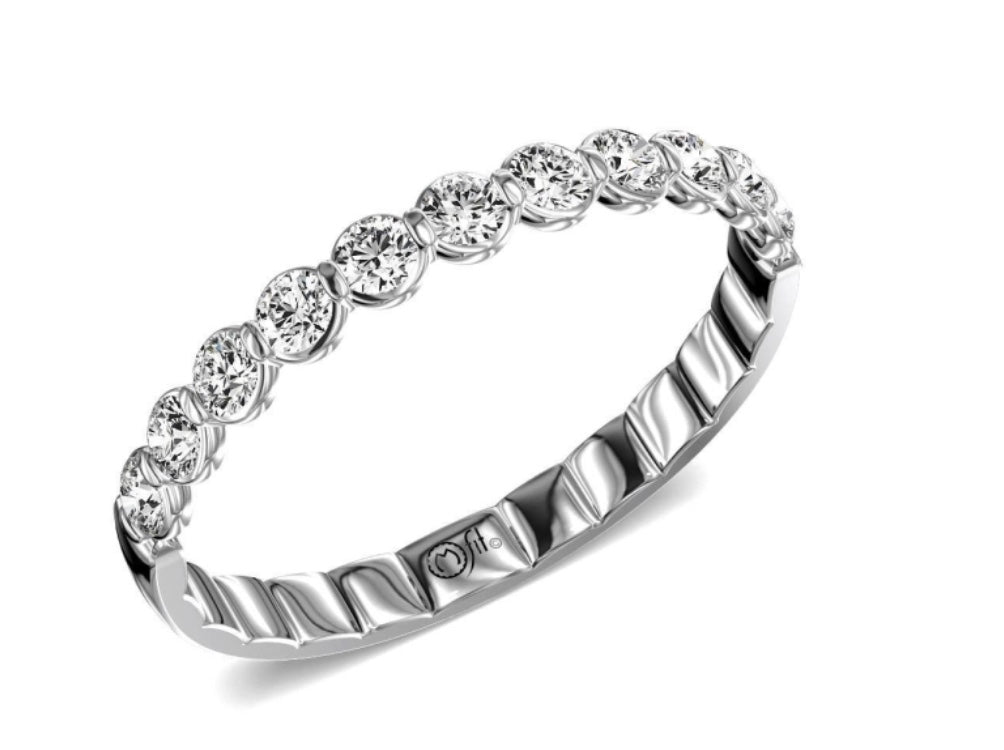 Diamond Wedding Bands  -  Women'