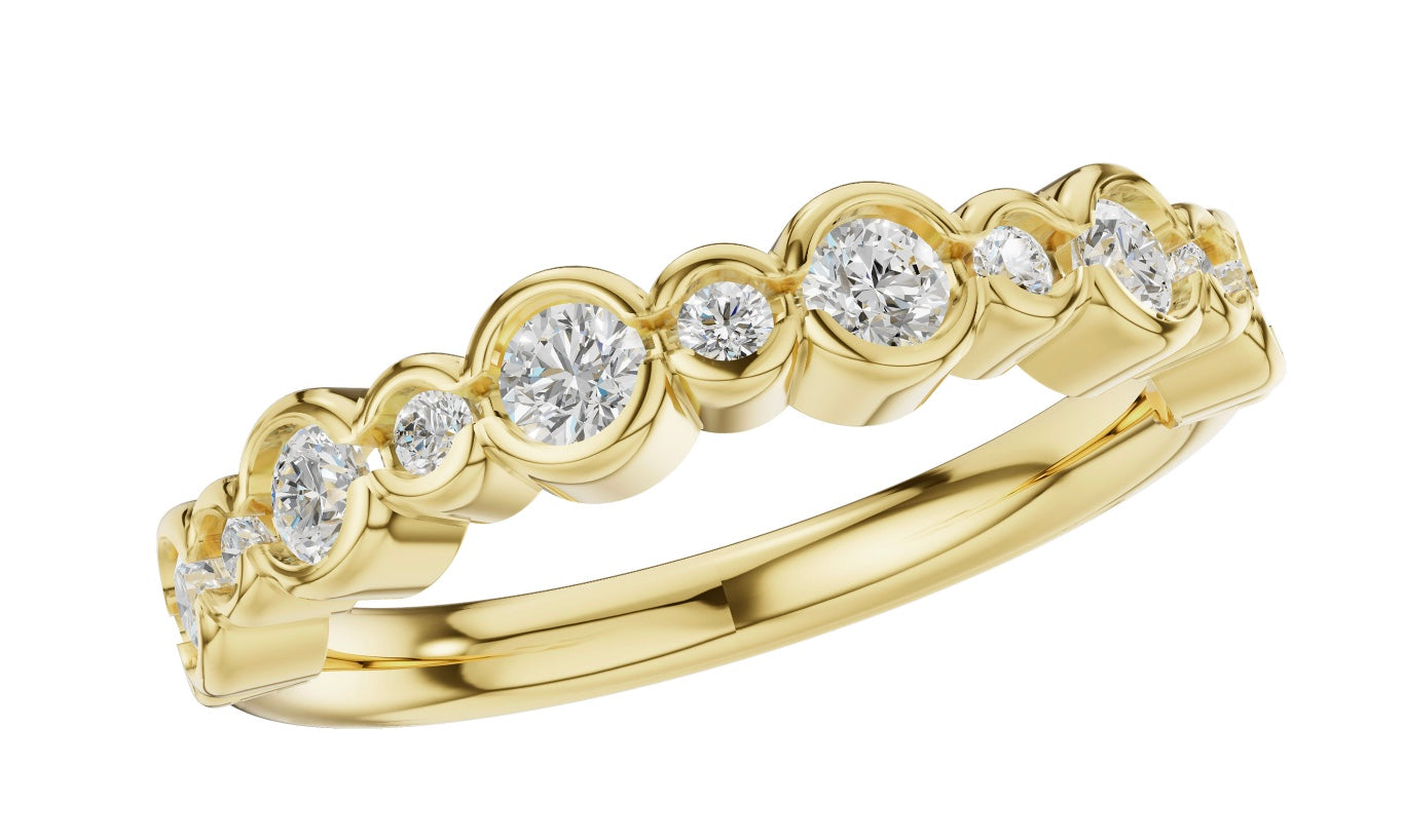 Diamond Wedding Bands  -  Women'