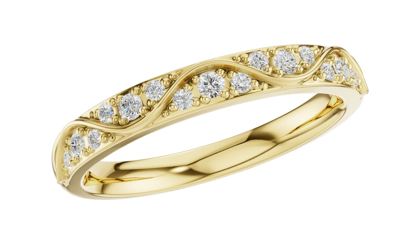 Diamond Wedding Bands  -  Women'